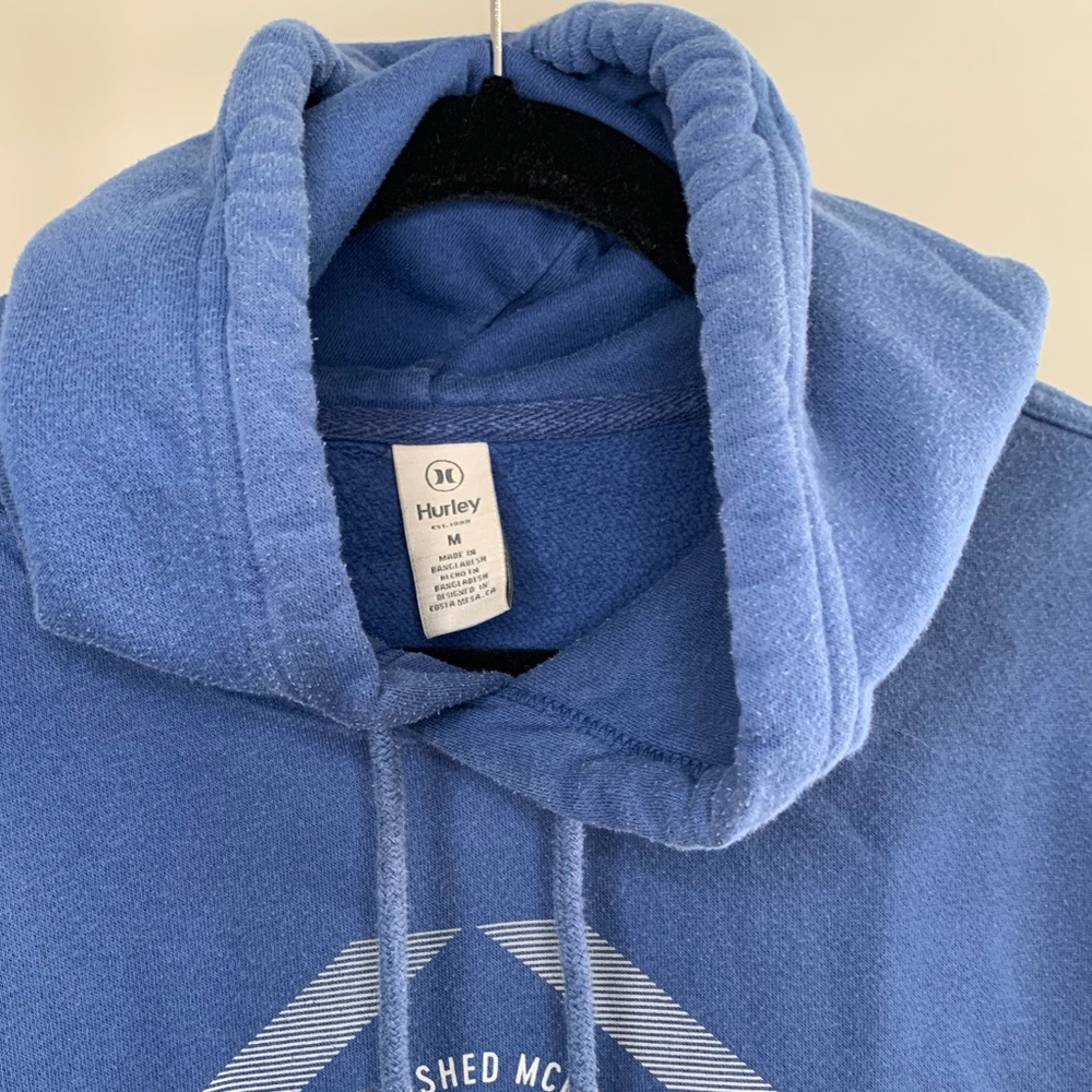 Hurley Blue Hoodie Sweater - Picture 4 of 5